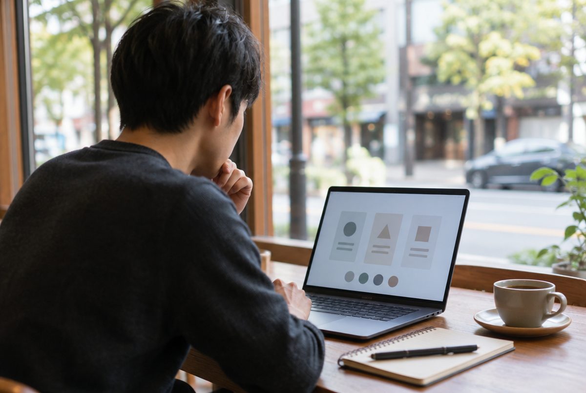 ノートパソコンで売り方別のサービスを比べる人